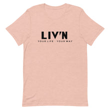 LIV'N YLYW Black Logo Short-Sleeve T-Shirt